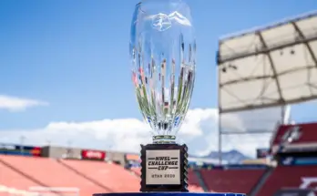 Challenge Cup trophy photo from NWSL Twitter @NWSL