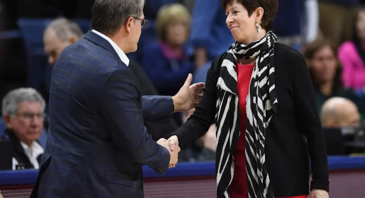 Geno Auriemma & Muffett McGraw